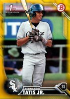 2016 Bowman Prospects #BP17 Fernando Tatis Jr. Gold Baseball Card