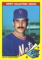 1986 Woolworth #14 Keith Hernandez Baseball Card