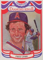 1984 Donruss #17 Fred Lynn Diamond Kings-Steele Baseball Card