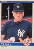 1984 Fleer Update #U-83 Phil Niekro Baseball Card