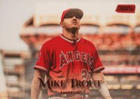2019 Stadium Club #60 Mike Trout Red Jersey-Red Foil Baseball Card
