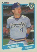 1990 Fleer #330 Paul Molitor Baseball Card