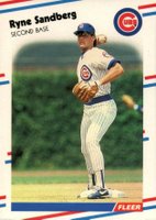 1988 Fleer Glossy #431 Ryne Sandberg Baseball Card