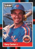 1988 Leaf #156 Gary Carter Baseball Card