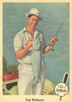 1959 Fleer Ted Williams #77 Ted Relaxes Baseball Card