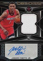 2022 Panini Obsidian #237 Jabari Smith Jr. Jersey Autograph Basketball Card