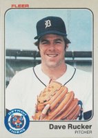 1983 Fleer #341 Dave Rucker Baseball Card