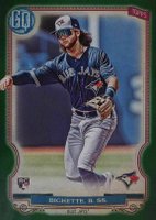 2020 Topps Gypsy Queen #17 Bo Bichette Green Baseball Card
