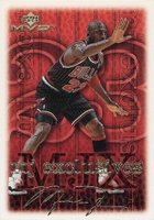 1999 Upper Deck MVP #190 Michael Jordan Gold Script Basketball Card