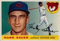 1955 Topps #45 Hank Sauer Baseball Card