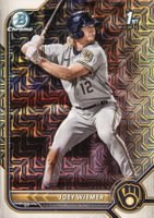 2022 Bowman Mega Box Chrome #207 Joey Wiemer Baseball Card