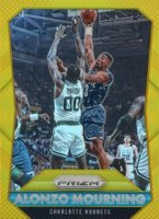 2015 Panini Prizm #243 Alonzo Mourning Gold Prizm Basketball Card