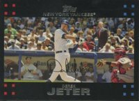2007 Topps #40 Derek Jeter Bush/Mantle Baseball Card