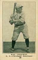 1917 Boston Store #26 Ray Chapman Baseball Card