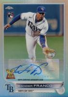 2022 Topps Chrome Update Autographs #ACWF Wander Franco Baseball Card