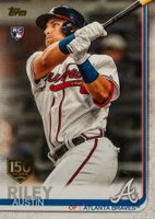 2019 Topps Update  #US100 Austin Riley Batting-150th Anniversary Baseball Card