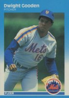 1987 Fleer Glossy #9 Dwight Gooden Baseball Card