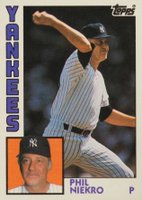 1984 Topps Traded #84T Phil Niekro Baseball Card