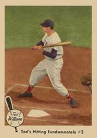 1959 Fleer Ted Williams #72 Ted's Hitting Fundamentals #2 Baseball Card