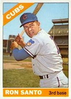 1966 Topps #290 Ron Santo Baseball Card