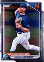 2024 Bowman Draft #BDC90 Brandon Sproat Chrome Baseball Card