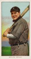 1909 White Borders Tolstoi #349 George Mullin Batting Baseball Card