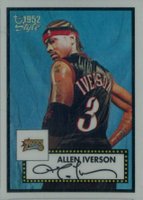 2005 Topps 1952 Style #112 Allen Iverson Chrome-Refractor Basketball Card