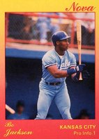 1991 Star Nova Edition #32 Bo Jackson Pro Info 1 Baseball Card