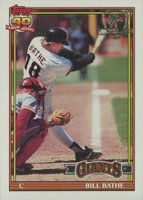 1991 Topps Desert Shield #679 Bill Bathe Baseball Card