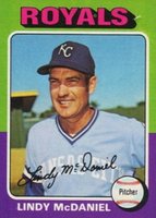 1975 Topps #652 Lindy McDaniel Baseball Card