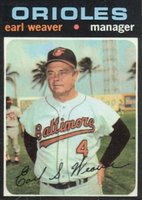 1971 Topps #477 Earl Weaver Baseball Card