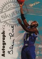1997 Skybox Premium Autographics # Glen Rice Basketball Card