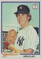 1978 Topps #89 Ken Clay Baseball Card