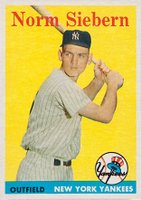 1958 Topps #54 Norm Siebern Baseball Card