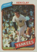 1980 Topps #159 Ken Clay Baseball Card