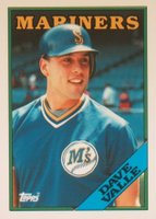 1988 Topps Tiffany #583 Dave Valle Baseball Card