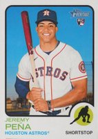 2022 Topps Heritage #629 Jeremy Pena Baseball Card