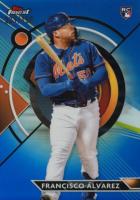 2023 Topps Finest #86 Francisco Alvarez Blue Baseball Card