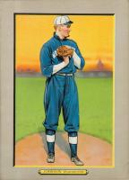 1911 Turkey Reds #99 Walter Johnson Checklist Back Baseball Card