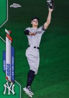 2020 Topps Chrome #50 Aaron Judge SP-Green Refractor Baseball Card