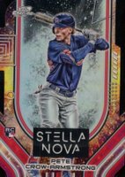 2024 Topps Chrome Cosmic Stella Nova #5 Pete Crow-Armstrong Baseball Card