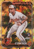 2024 Topps Chrome Sapphire #257 Colton Cowser Gold Baseball Card