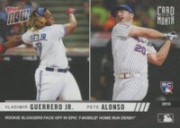2019 Topps Now Card of the Month #M-JUL Pete Alonso/Vladimir Guerrero Jr. Baseball Card