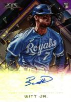 2022 Topps Fire Fire Autographs #BWJ Bobby Witt Jr. Purple Baseball Card