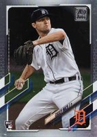 2021 Topps #321 Casey Mize Rainbow Foil Baseball Card