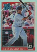 2018 Panini Donruss Optic #35 Rafael Devers Raffy Big Stick-Holo Baseball Card