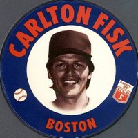 1978 Papa Gino's Discs #25 Carlton Fisk Baseball Card