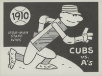 1967 Laughlin World Series #7 1910- A's Vs. Cubs Baseball Card