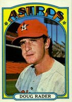 1972 Topps #536 Doug Rader Baseball Card