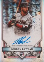2024 Bowman Sterling Rookies Autographs #RAJL Jordan Lawlar Refractor Baseball Card